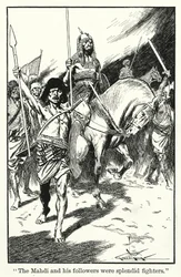 "De Mahdi en zijn volgelingen waren geweldige vechters" (litho)