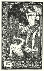 Theseus en Sinis (litho)