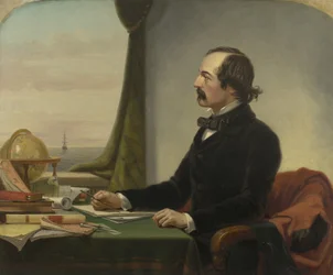 Portret van Elisha Kent Kane (1820-57)