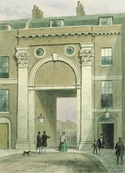 Toegang tot de rivier, Essex Street, 1857