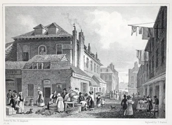 Hungerford Market, Strand, uit 