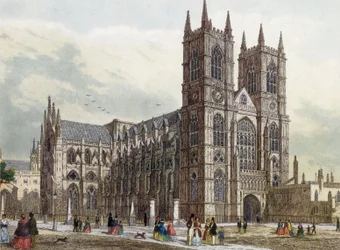 Londen: Westminster Abbey, ca. 1840