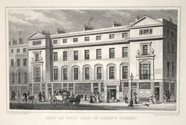 Deel van de westkant van Regent Street, uit 
