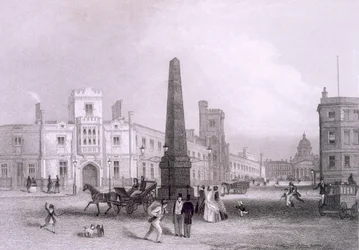 School voor de behoeftige blinden en Bethlehem Hospital, ca. 1851-55