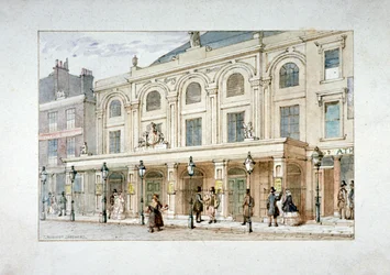 Surrey Theatre en Surrey Coffee House aan Blackfriars Road, Southwark, Londen