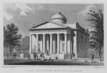 Het Hunterian Museum, Glasgow (gravure)