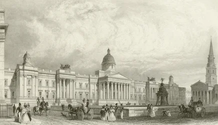 De Nieuwe Nationale Galerie, Trafalgar Square, Londen