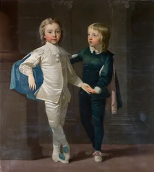 Sir Edward Hulse, 3e Baronet en zijn broer, Samuel Hulse, c.1758