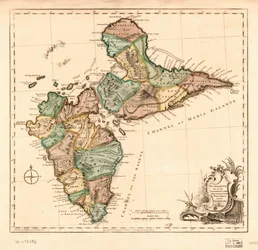Guadaloupe, een van de Caribbe-eilanden onder Frans gezag in West-Indië, LOC 75693285