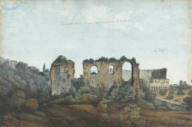 Het Claudische Aquaduct en Colosseum