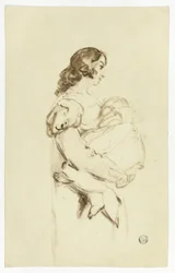 Jonge Vrouw met Baby