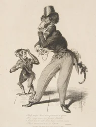 Aap Dandy, uit Monkey-ana, of Mannen in Miniatuur