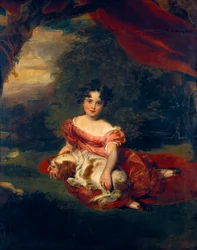 Portret van Miss Julia Beatrice Peel