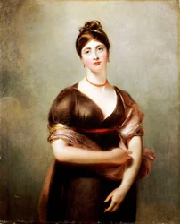 Portret van Elizabeth Jennings, in de pose van de Venus de