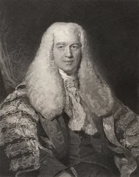 Sir Thomas Plumer, gegraveerd door H. Robinson, uit 