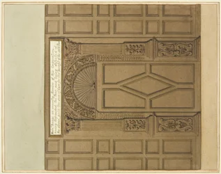 Binnenste deur van de Grote Kamer van de Munt, nu St Peter