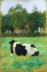 Een Koe in de Weide