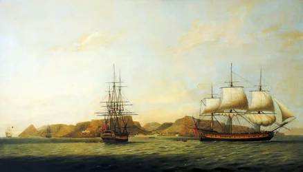 Het schip van de Oost-Indische Compagnie 