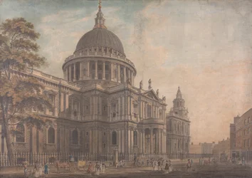 De noordelijke voorkant van St. Paul