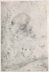 Studies van Hoofden (verso)