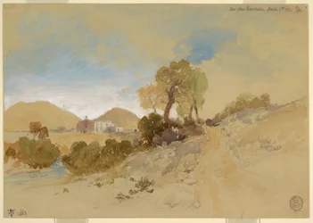 Tekening, bij San Francisco, Mexico, 1 maart 1883