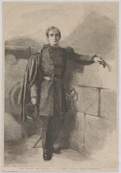 Majoor Anderson, voormalig commandant van Fort Sumter, haven van Charleston
