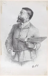 Portret van de kunstenaar