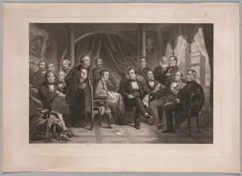Washington Irving en zijn literaire vrienden in Sunnyside