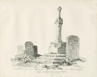 Kruis in Biddulph Kerkhof