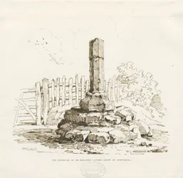 Moreton - Restanten van de Stenen Kruis bij Chatwell