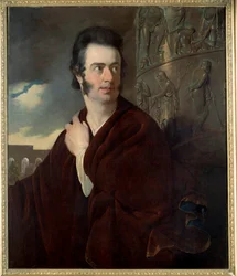 Vermoedelijk portret van Lord Byron, Britse dichter