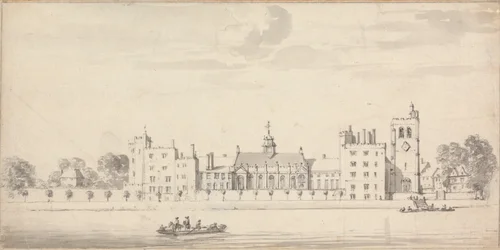 Lambeth Palace vanaf de overkant van de rivier