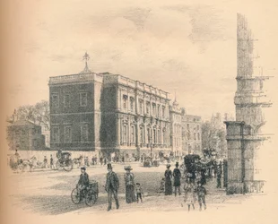 Exterieur van de Banketzaal, Whitehall Palace, 1902