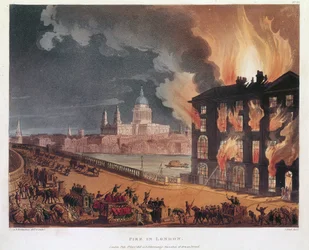 Brand in Londen, 1791