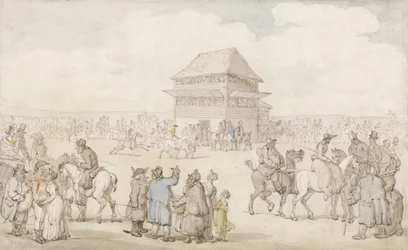 Een drukke racebijeenkomst, c.1805-10