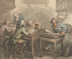 Een Kantoor van een Handelaar