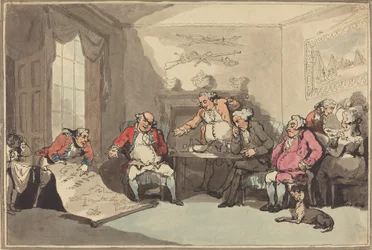 Een militiebijeenkomst, waarschijnlijk 1799