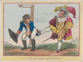 Een Spaans paspoort naar Frankrijk!!, 12 september 1808