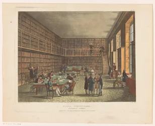 Bibliotheek van de Royal Institution te Londen
