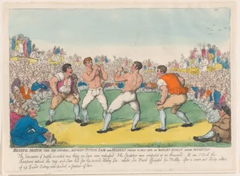 Bokswedstrijd voor 200 Guineas, tussen Dutch Sam en Medley, 31 mei 1810