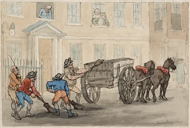 Het verzamelen van de nachtgrond, uitgegeven 1788