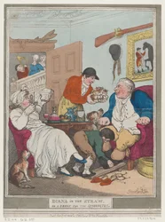 Diana in het stro, of een traktatie voor Quornites, 1 januari 1804