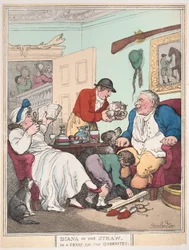 Diana in het stro, of een traktatie voor Quornites, 1 januari 1804