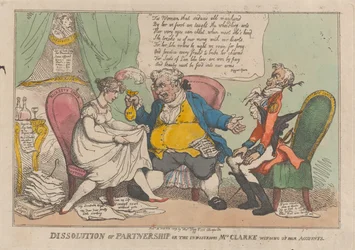Ontbinding van Partnerschap, of de IJverige Mevrouw Clarke die Haar Rekening Afsluit..., 15 februari 1809