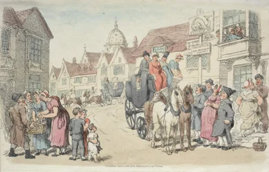 Dolphins Inn: Greenwich en Woolwich Coaches, 1816
