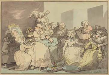 Aankleden voor een verjaardag, 1788