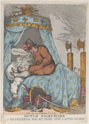 Nederlandse nachtmerrie of de broederlijke omhelzing teruggegeven met een Nederlandse knuffel, 30 november 1813