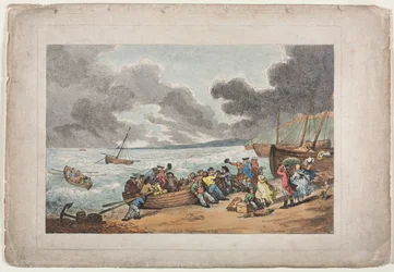Vertrek van Brighthelmstone naar Dieppe