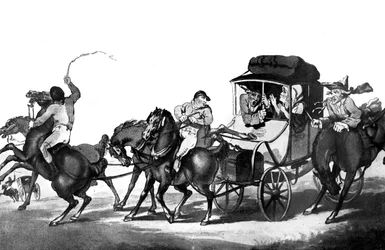 Engels reizen, of de eerste etappe vanuit Dover, 1785