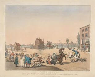 Toegang vanaf de Hackney of Cambridge Heath Turnpike (nr. 6)